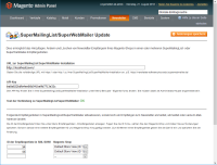 PHP Newsletter Software und E-Mail Marketing Software SuperWebMailer und  und Magento™ Shop