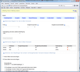 PHP Newsletter Software Empfngergruppen und Zielgruppen fr den Versand der Newsletter