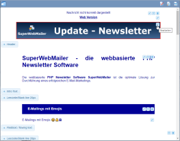 HTML Newsletter mit dem Assistenten erstellen