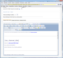 PHP Newsletter Software Automatischer Versand von RSS-Feed-Einträgen als E-Mail